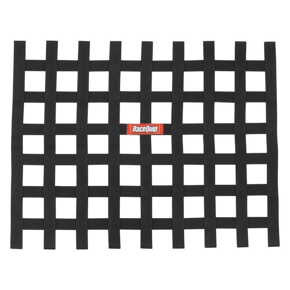 RaceQuip 721005 Ribbon Style Race Car Window Net; Black 18 H X 24 W **NON SFI**
