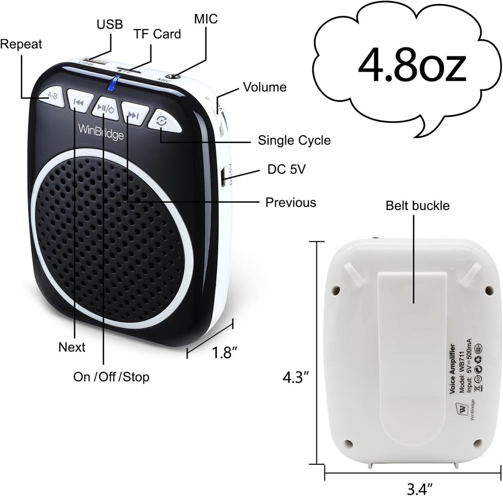 WinBridge Original Voice Amplifier Speaker