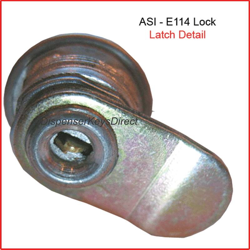 ASI - E114 Cam Lock Set "#L-001" - (4/pack.)