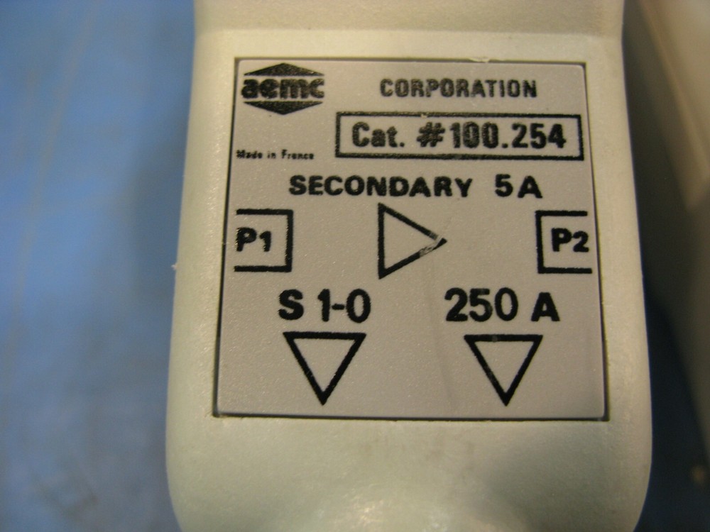 (2)100.254 AEMC High Voltage Amp Clamp