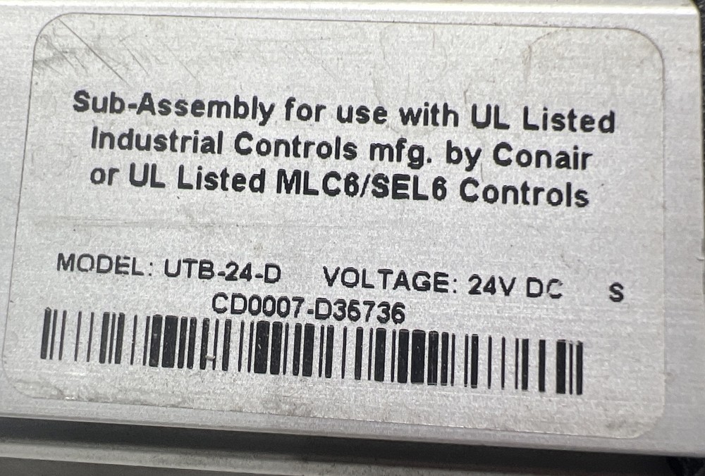 CONAIR material Hopper Universal Terminal Box Model UTB-24-D