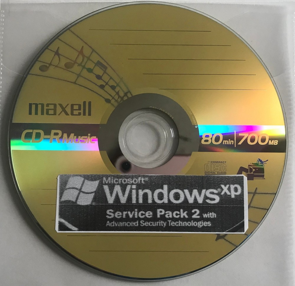 Microsoft Windows XP Service Pack 2 SP2 CD (Copy Disc Only )