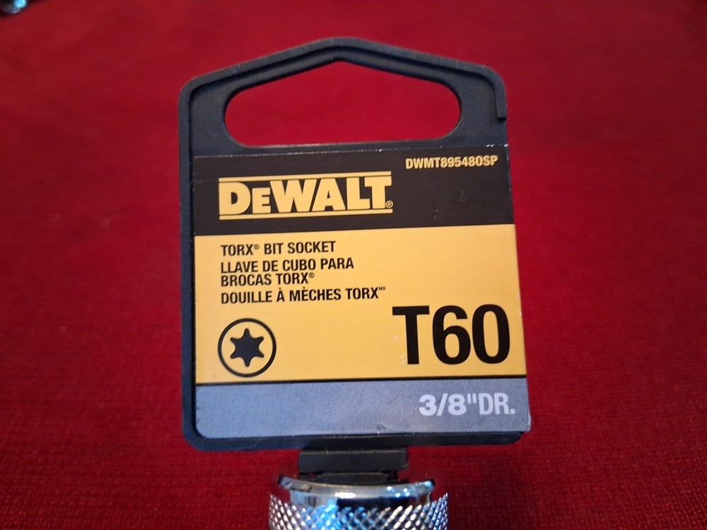 Dewalt T60 3/8 Drive Torx Bit Socket