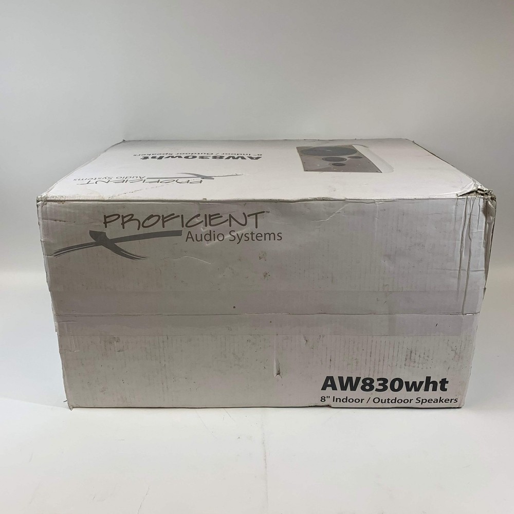 New Proficient Audio Systems AW830 Bluetooth Speaker White