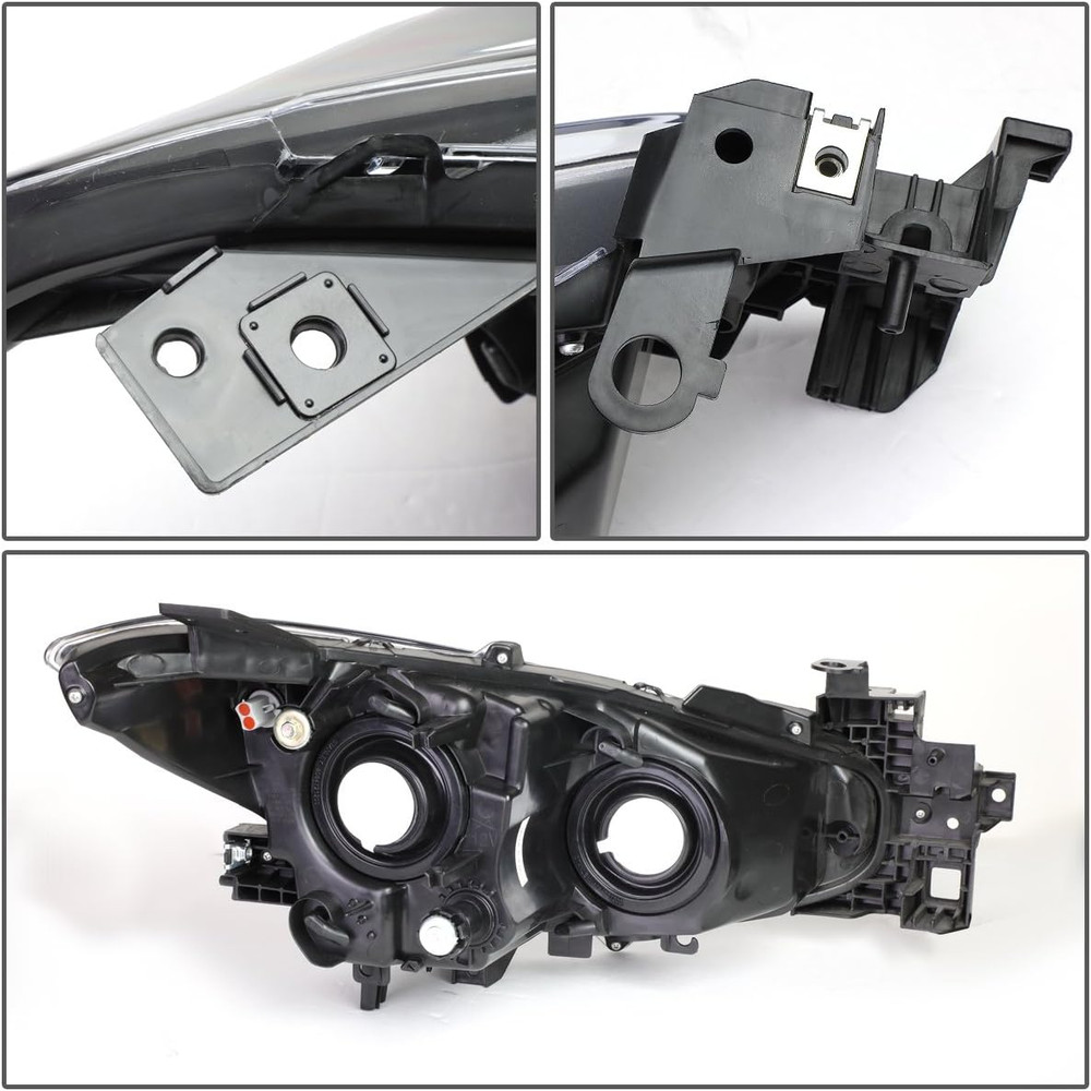 Projector Headlight Assembly Headlamps Replacement Compatible with 2014 2015 201