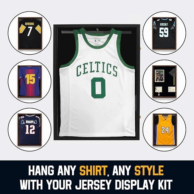 Jersey Frame Display Case ,Jersey Shadow Box with 98% UV Protective Acrylic*NEW*