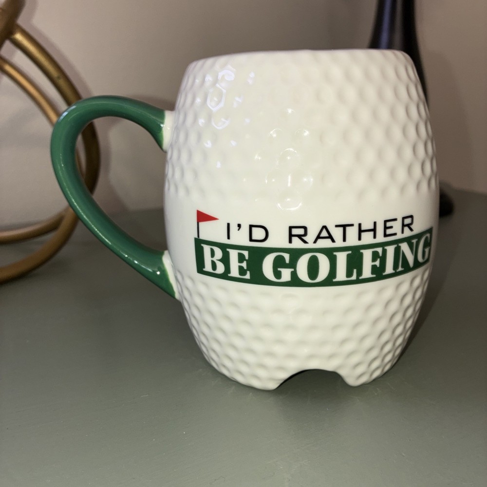 Golf Coffee Mug Cup "I’d Rather Be Golfing" 16 Oz