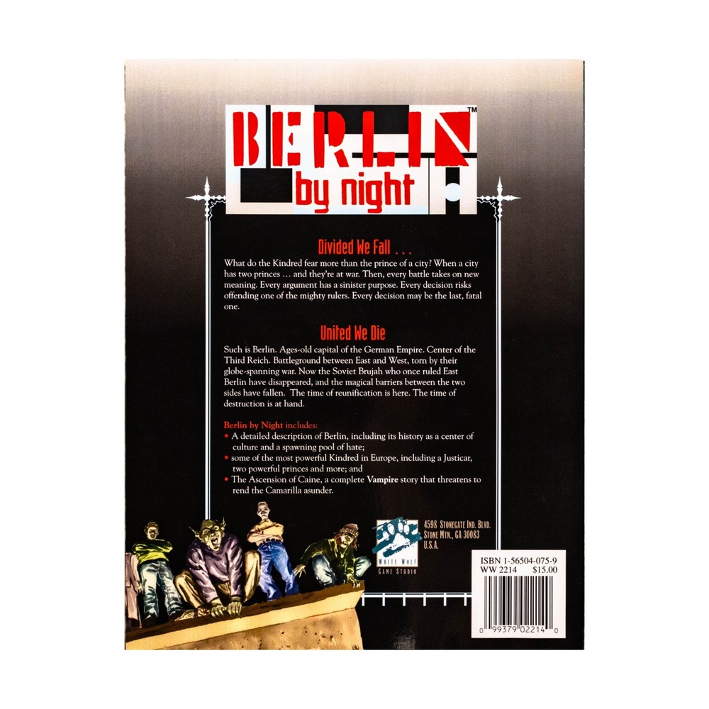 White Wolf Vampire The Masquerade Berlin by Night VG