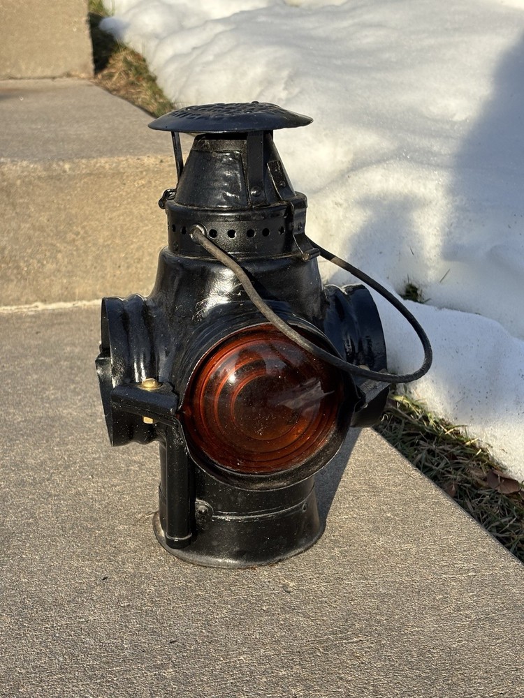 Adlake No. 63 Fork Mount Railroad Switch Lamp Train Lantern
