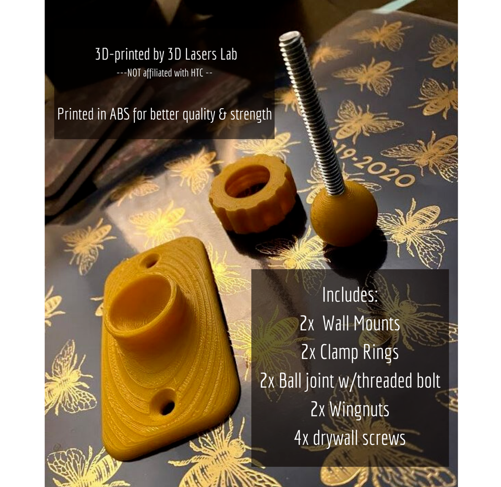 2-pack Wall Mount/Anchor Replacement for HTC VIVE Base Station,Bracket,3D Print