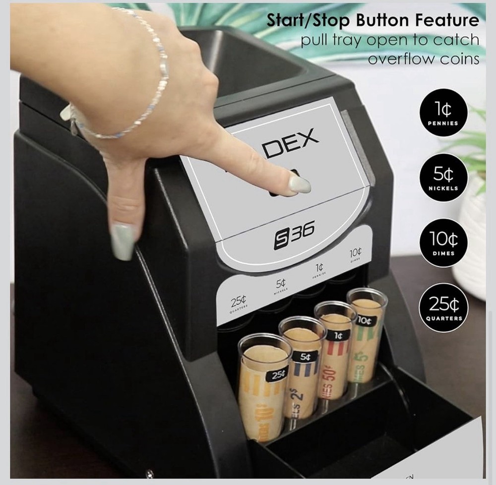 Nadex 36S Automatic Coin Sorter