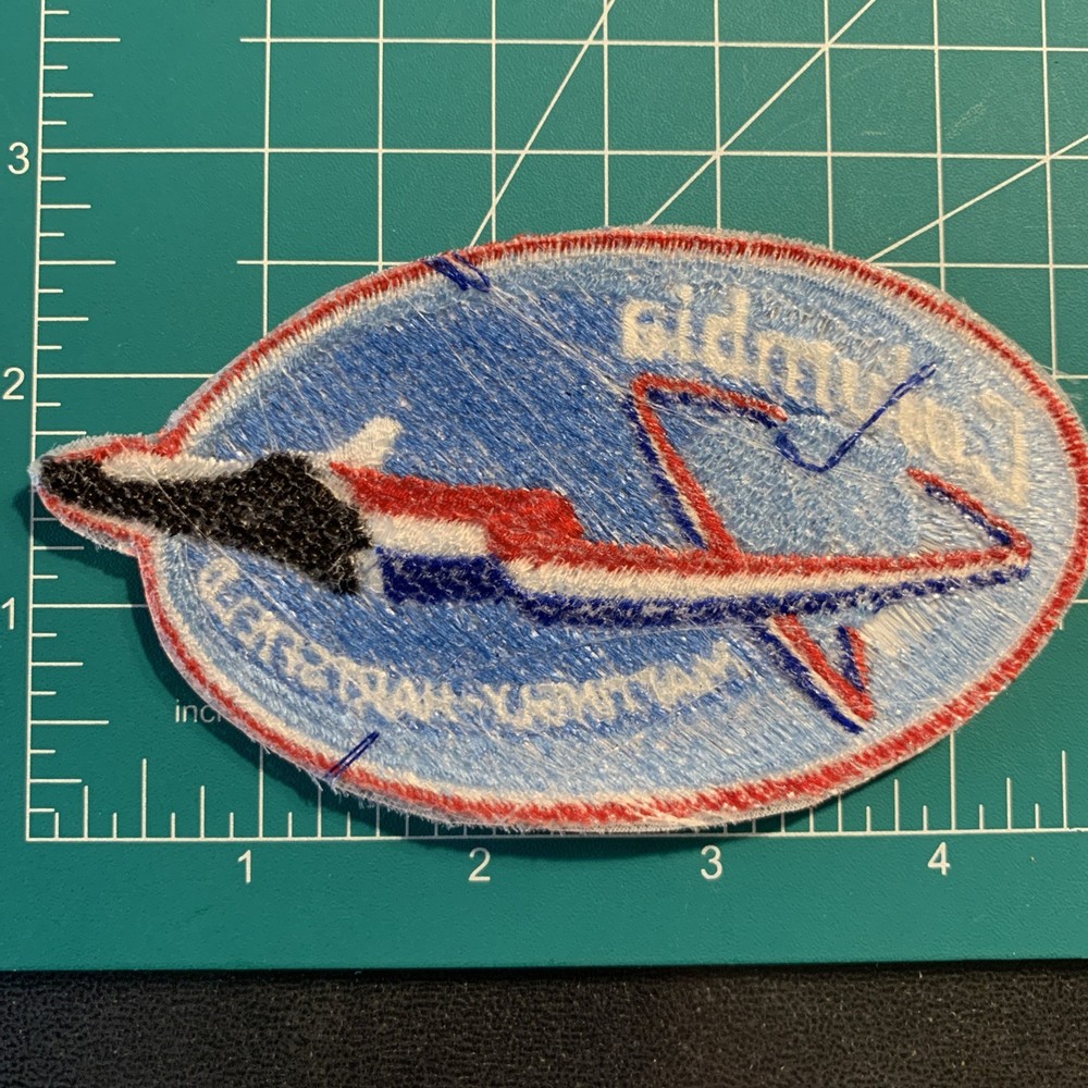 SPACE SHUTTLE COLUMBIA STS 4 PATCH MATTINGLY HARTSFIELD 4 3/4" 2C