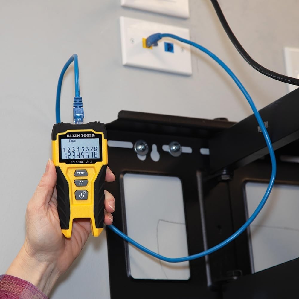 Network Cable Tester for RJ45 Connections with Multiple Tone Generator Styles