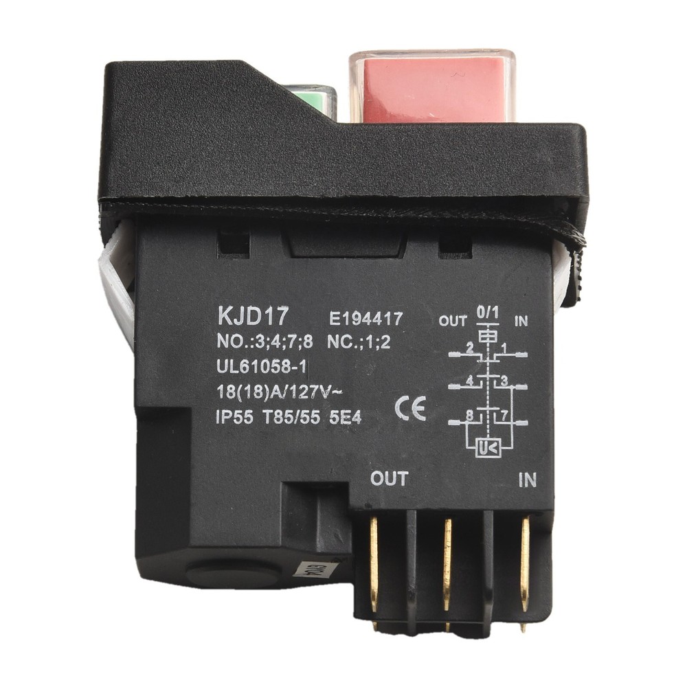 For KJD17 Electromagnetic Stop Function Pushbutton Switch Industrial Grade