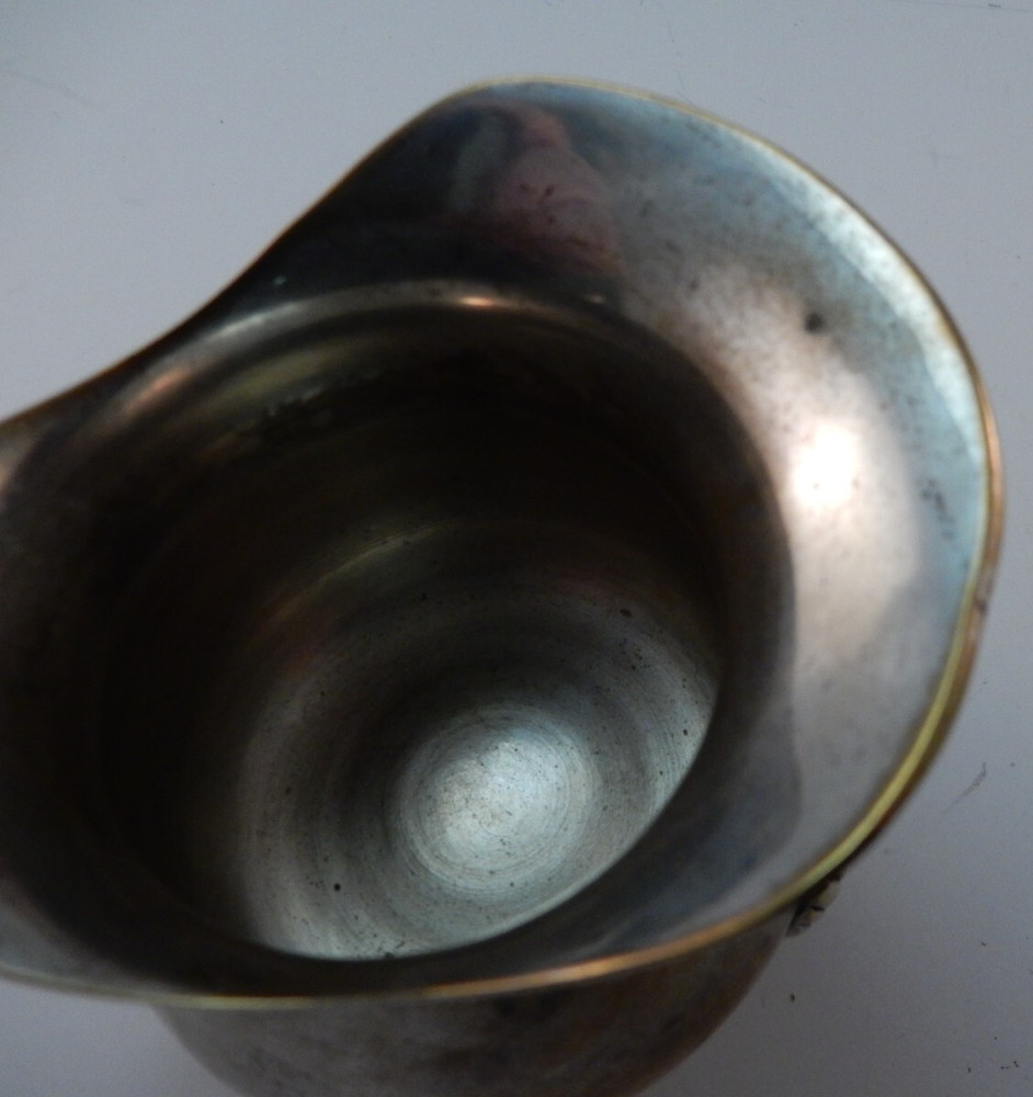 International Creamer Footed Silverplated Handmade India