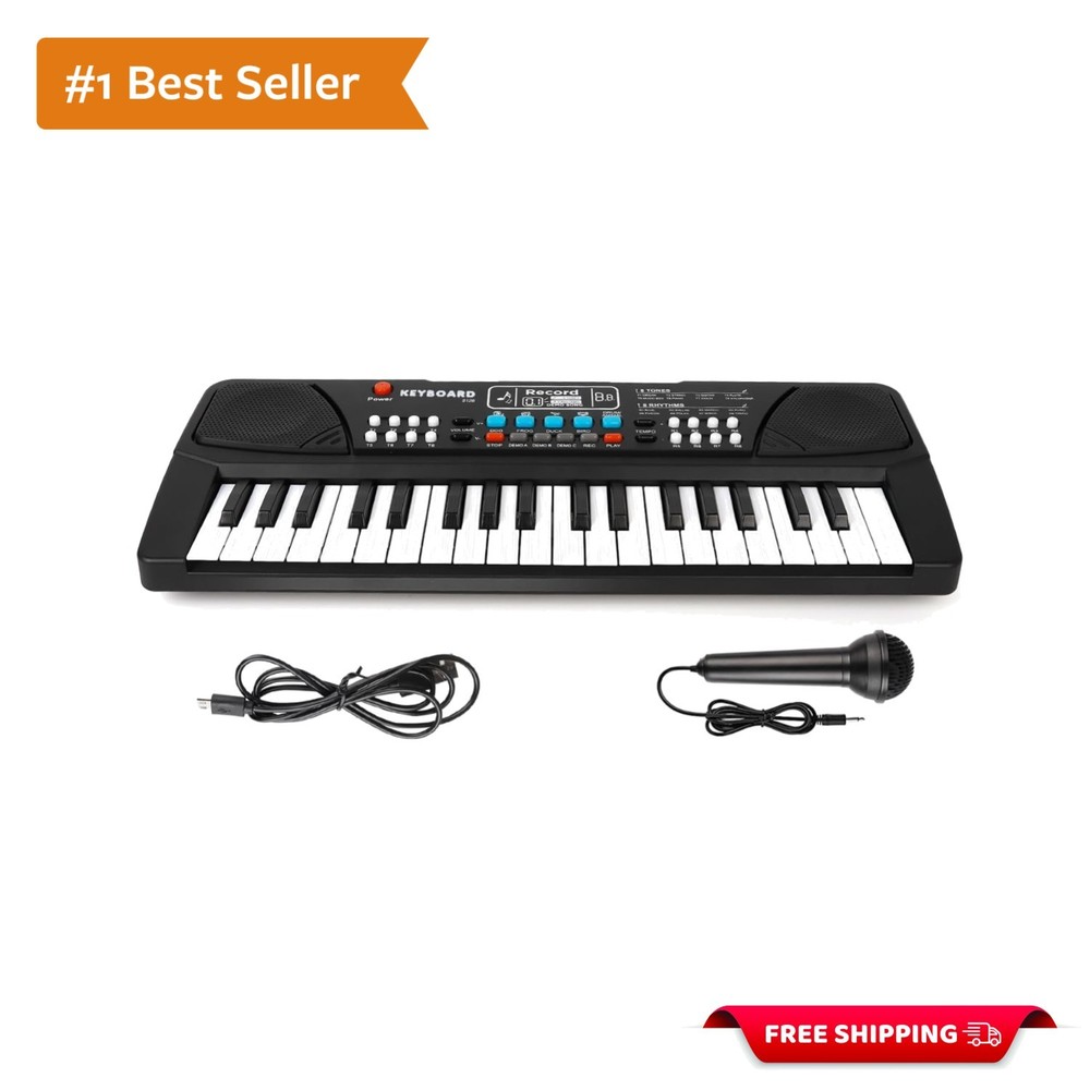 Creative 37-Key Beginner Piano Keyboard for Kids Ages 3-6 with Record Function