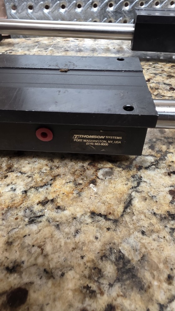 Thomson Systems Linear Slide Rail Assemblies 20” Stroke – Dual Shaft Bearing...