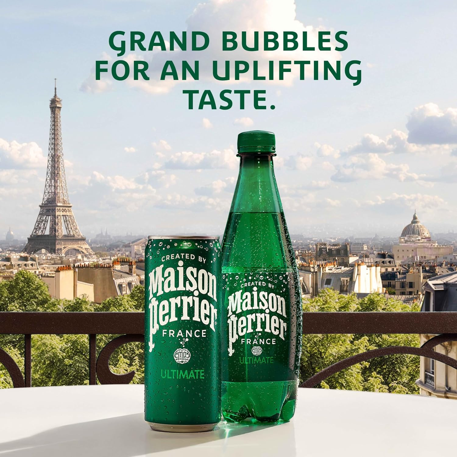 Maison Perrier Ultimate Sparkling Water, 11.15 Fl Oz Cans, 8 Count, 3 Pack