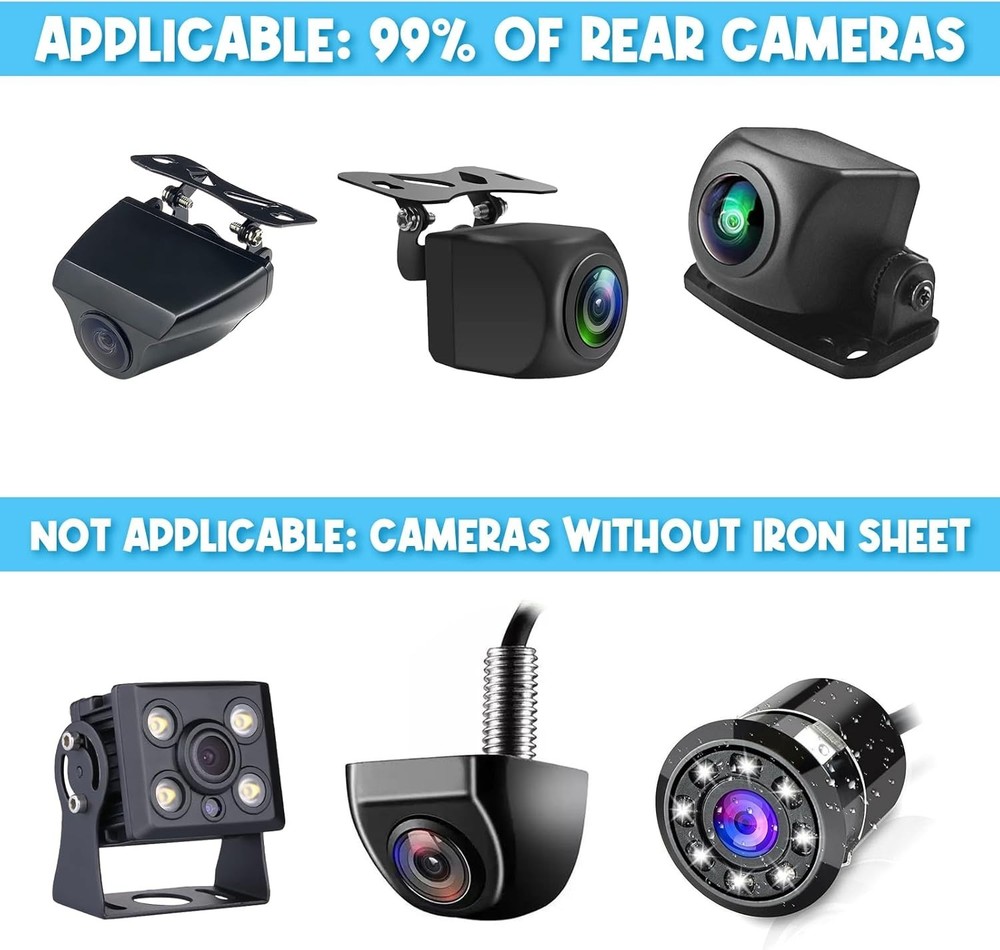 Universal Dash Cam Rear View Camera Mount with Installation Tools Included