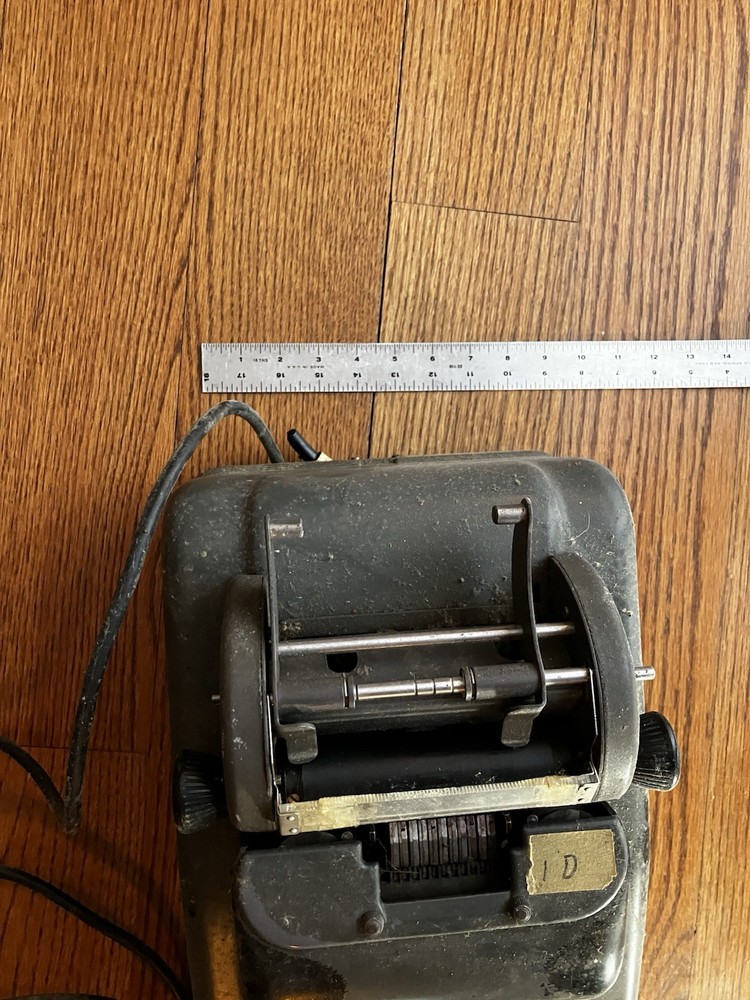 8.5 X 16in Heavy Vintage Adding Machine