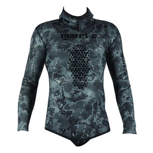 Mares 7mm Explorer Jacket - Black/Camo - X-Large