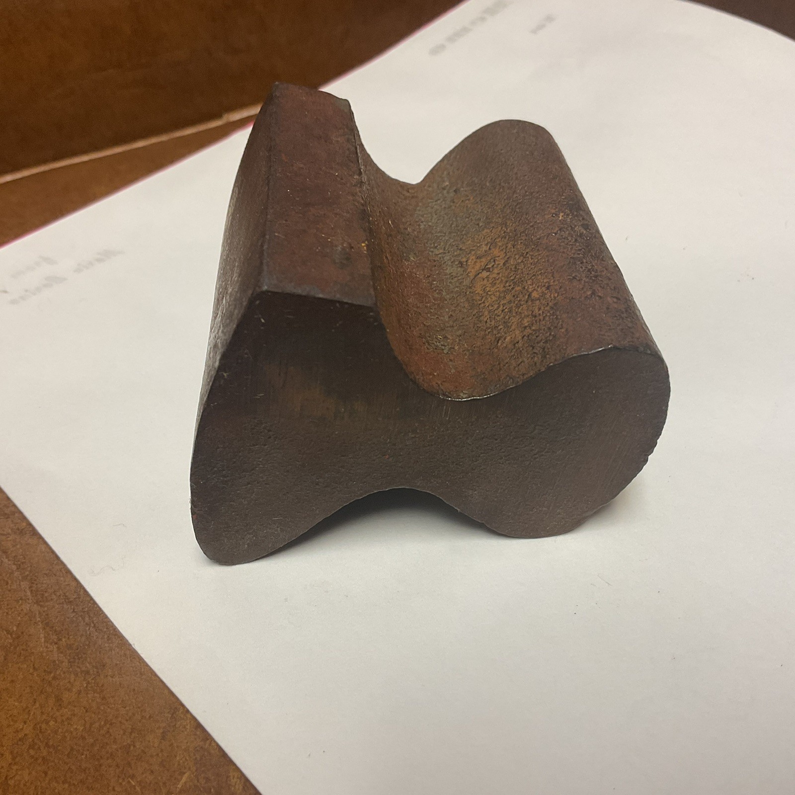 Vintage Auto - Body Shop Dolly/ Hand Anvil . No Markings.