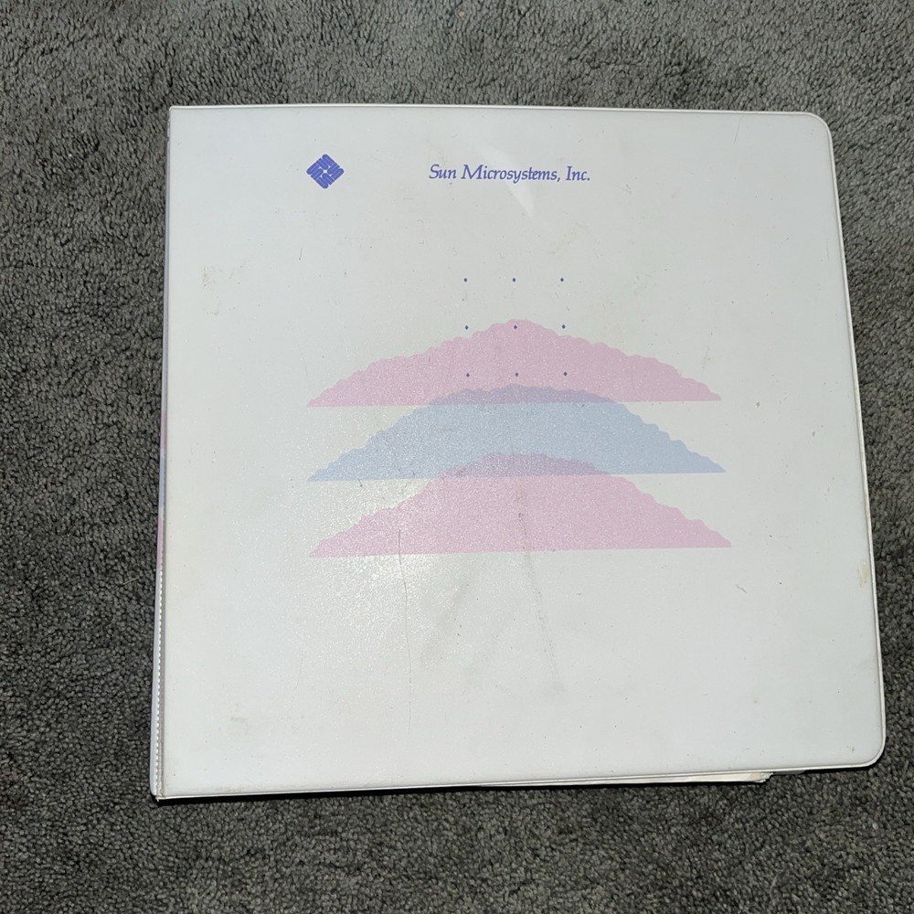 VTG 1989 SUN Microsystems SunOS Education Course For Programmers, Student Guide