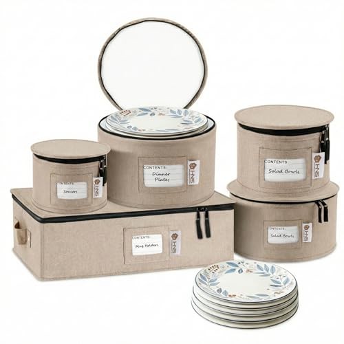 China Storage Hard Shell Containers 5-Piece Set Moving Boxes for 5 Pack Brown