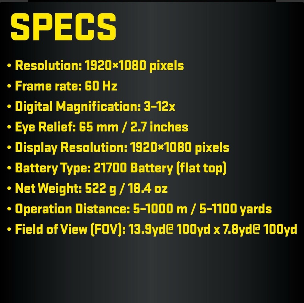 VISION HD DIGITAL RANGEFINDING CROSSBOW SCOPE by TenPoint Crossbow