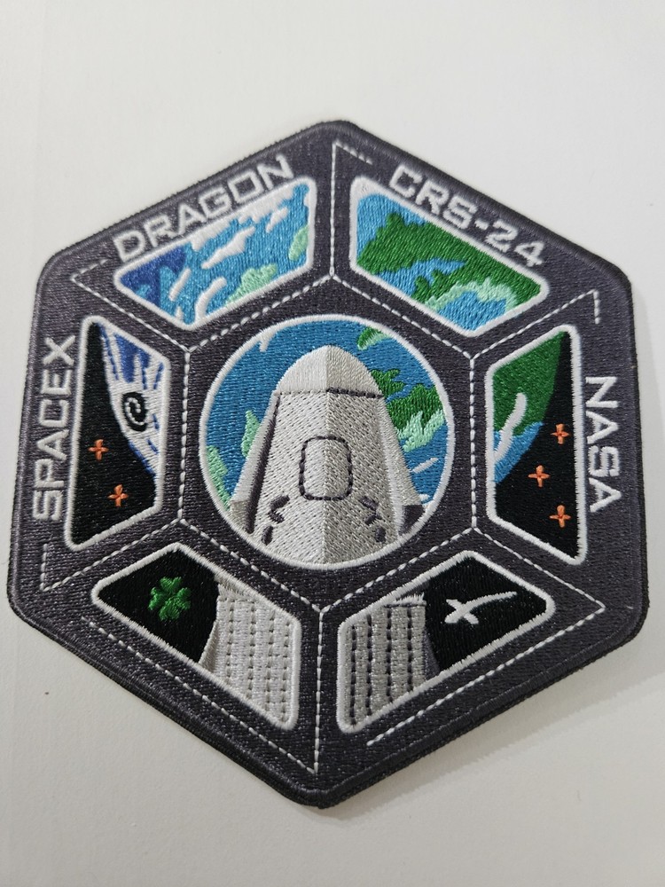 CRS-24 AUTHENTIC SPACEX SPACE X EMPLOYEE X MARKED PATCH 🚀 & PROOF