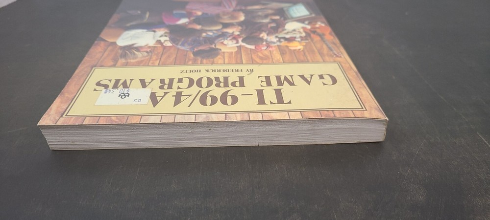 Vtg 1983 TI-99/4a GAME PROGRAMS Reference Book Manual HOLTZ PC Texas Instruments