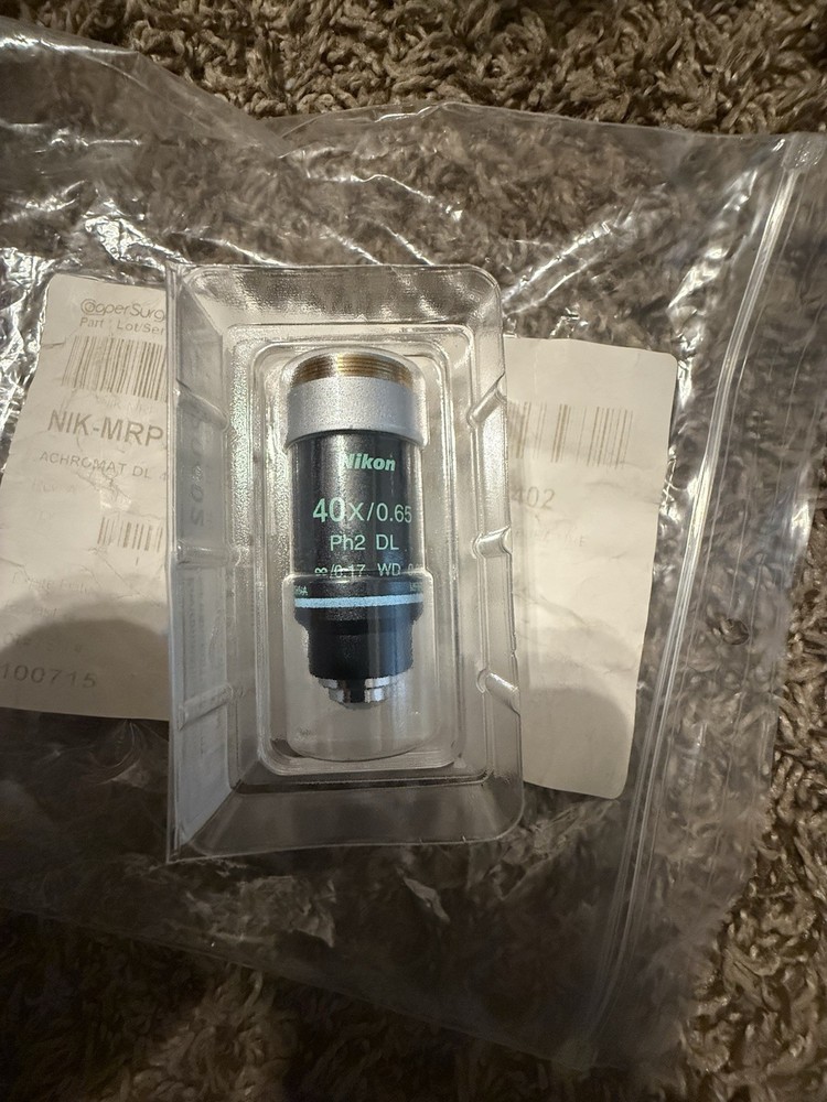 Nikon Microscope Objective 40x Ph2 DL Phase Contrast