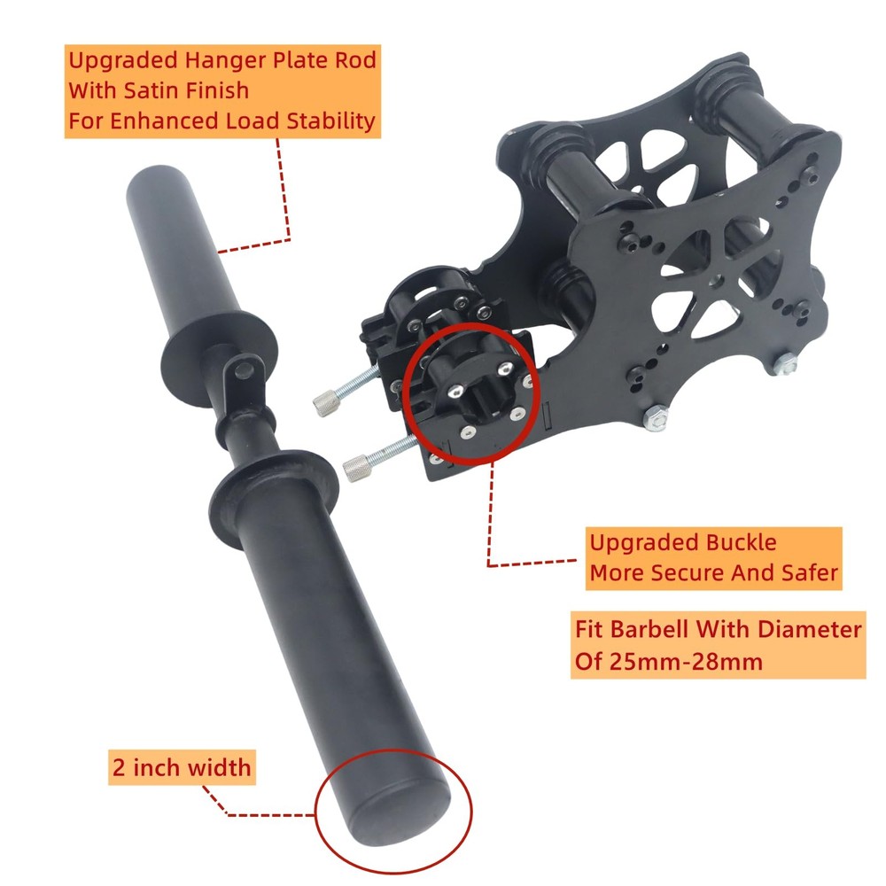 Upgrade Smith Machine Attachments for Power Rack Attachment, Cable Machine At...