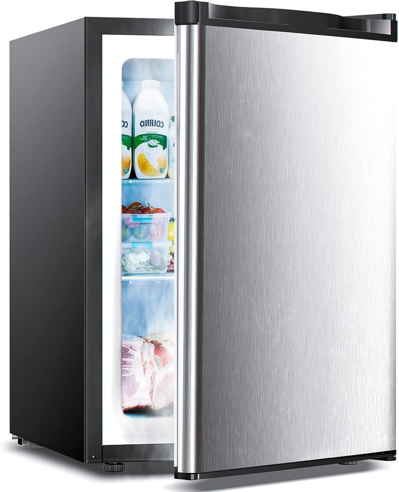 Electactic 2.1 Cu.ft Small Freezer, Mini Upright Freezer with 7 Adjustable Th...