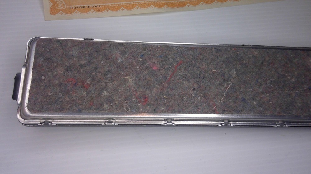 Large Bakelite/ Catlin brown Lightening Adding machine removable w/ instructions