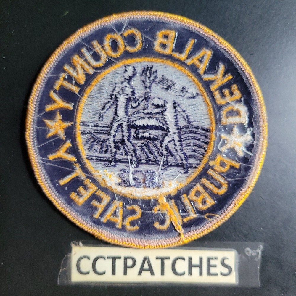 DEKALB COUNTY, GEORGIA PUBLIC SAFETY SHOULDER PATCH GA