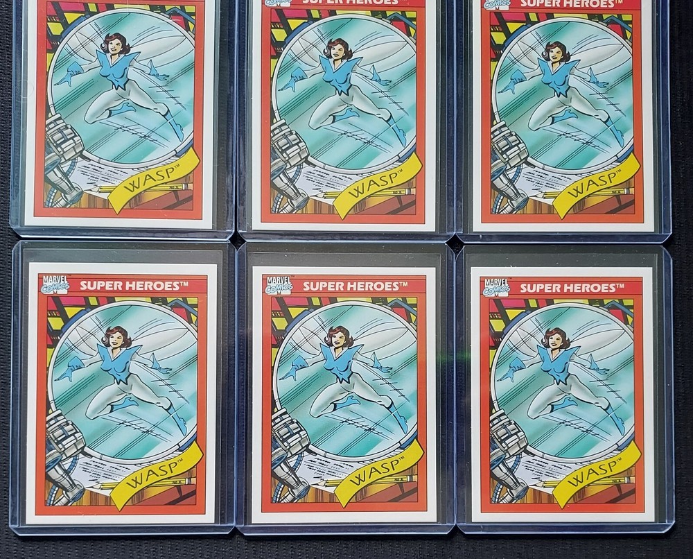 1990 Marvel Impel Wasp Card Lot 💎