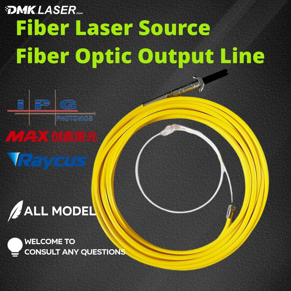 DMK Fiber Laser Output Line Optical Cable For Raycus MAX IPG QBH Module Optical