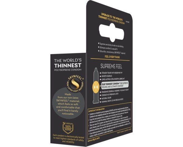 SKYN Supreme Feel Condoms - 3 count