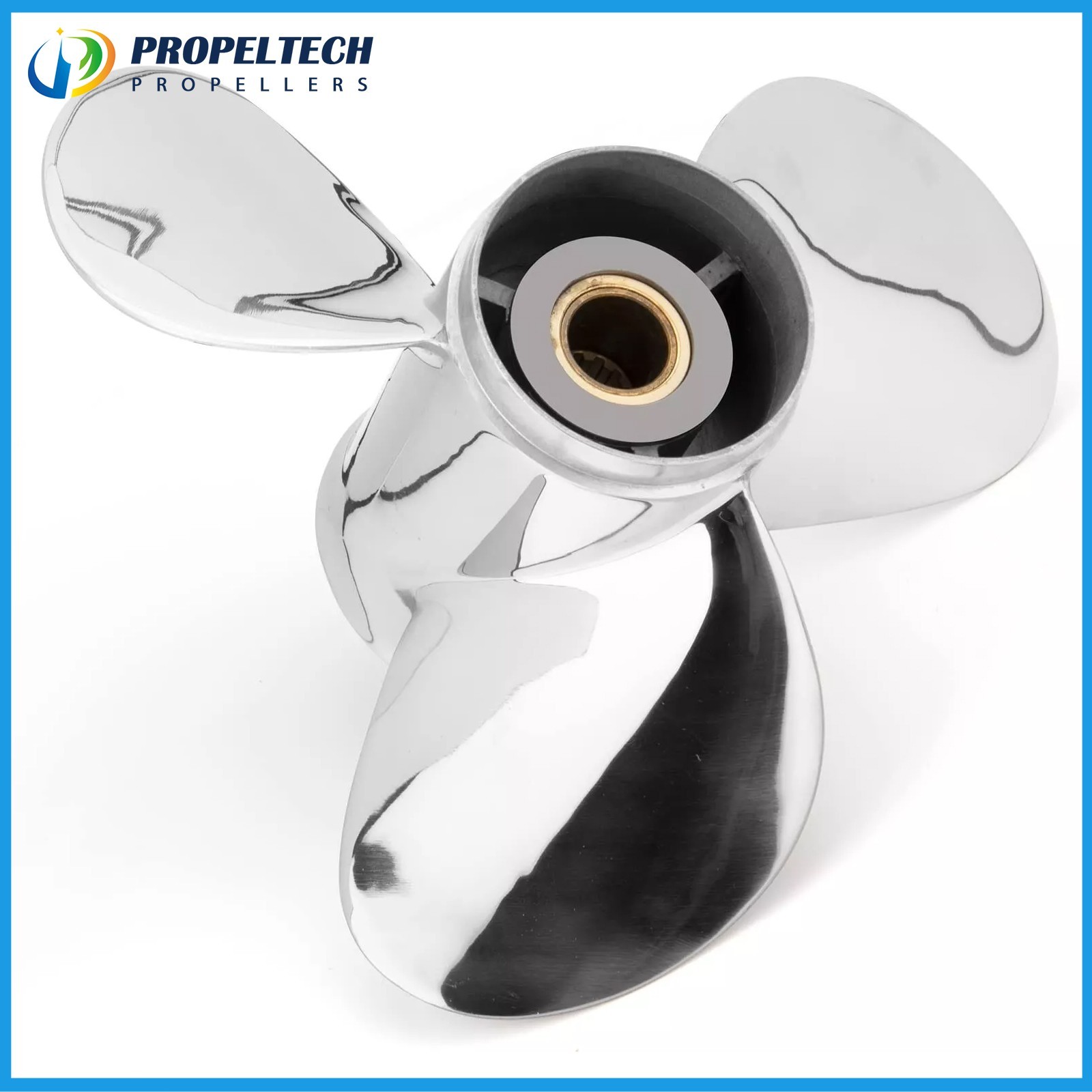 10.5X13 Stainless Outboard Propeller 10 1/2 x 13 For Mercury 2/4 Stroke 35-70HP
