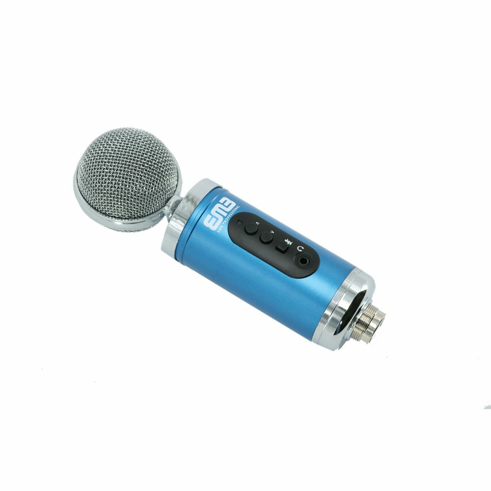 EMC960 Multi Pattern Recording Large Diaphragm Condenser Studio Microphone Blue