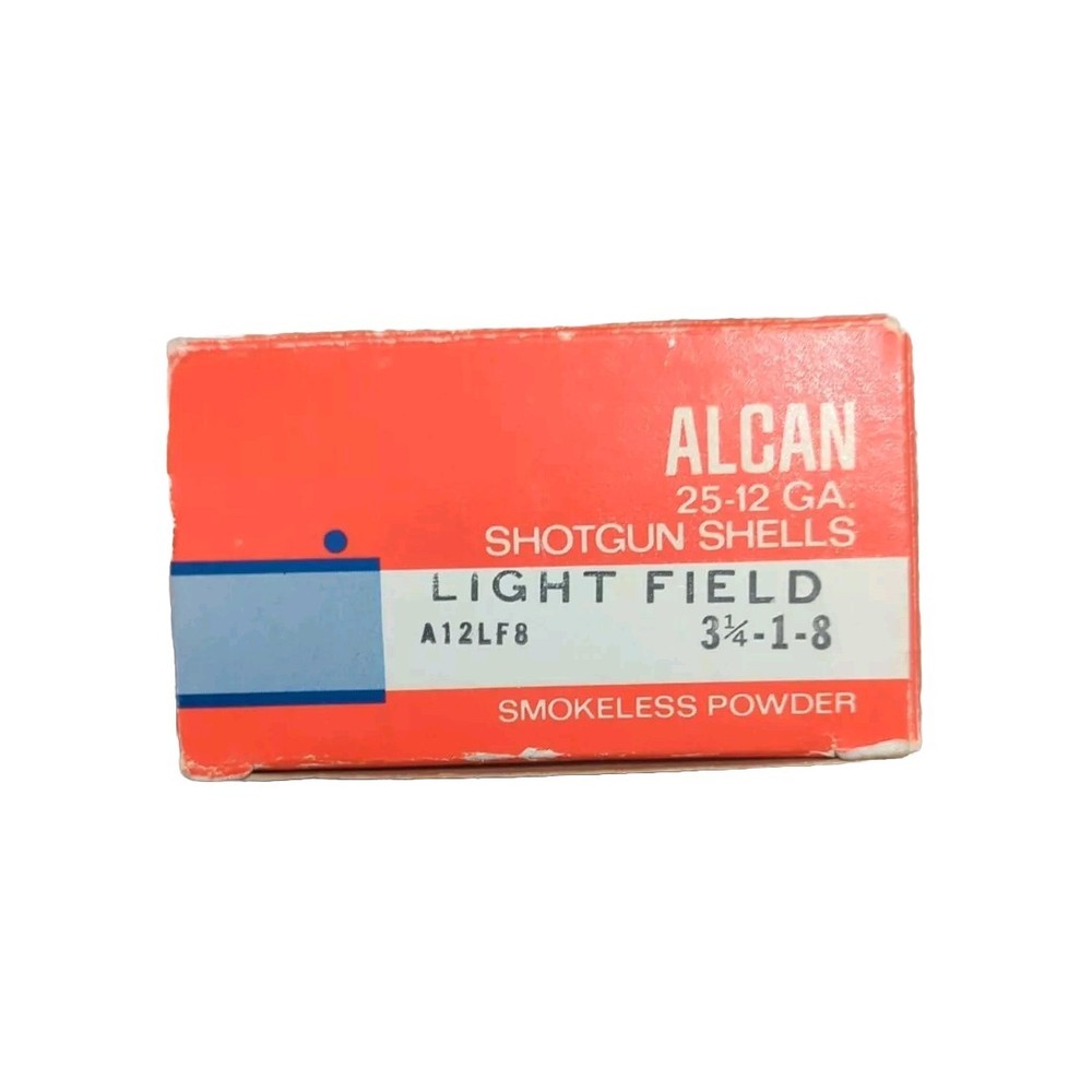 alcan shotgun shells 25-12GA BOX ONLY