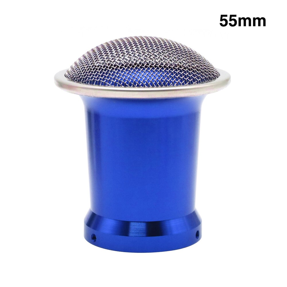 Motorcycle Carburetor Carb 55mm Velocity Stack w/ Net Screen Air Filter Cup