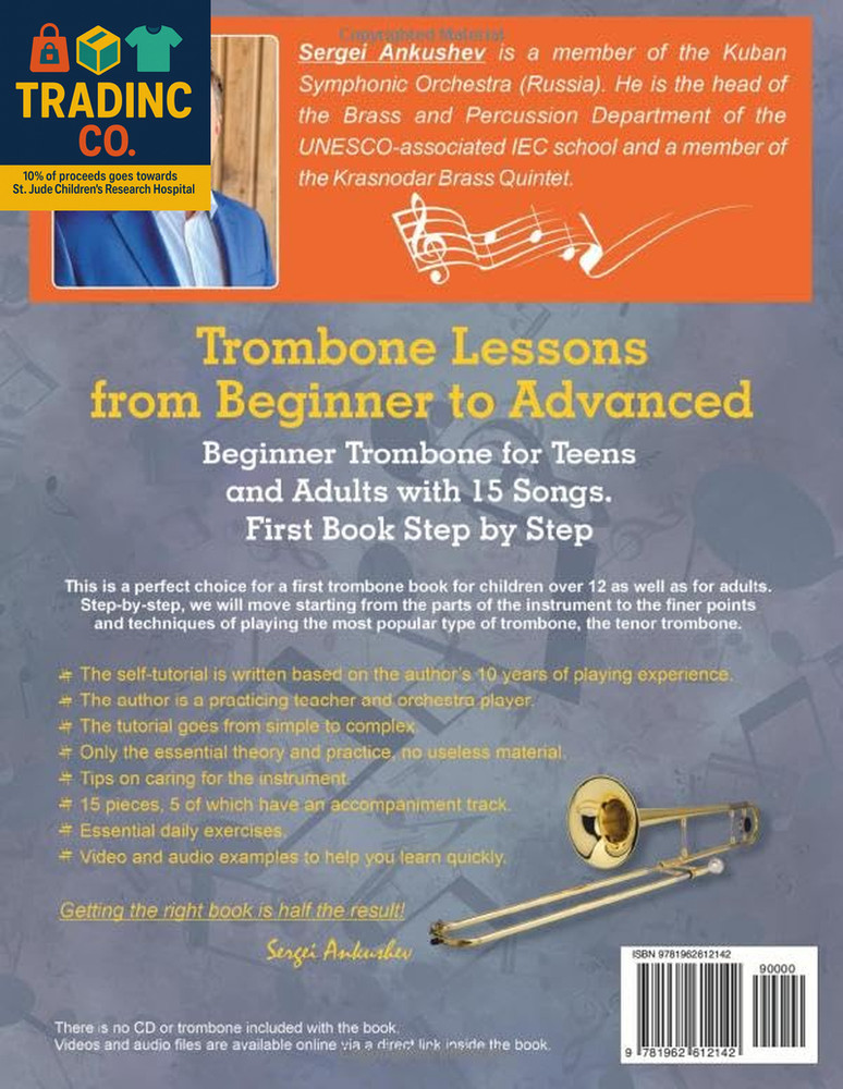 Trombone Lessons from Beginner to Advanced: Beginner Trombone for Teens and Adul