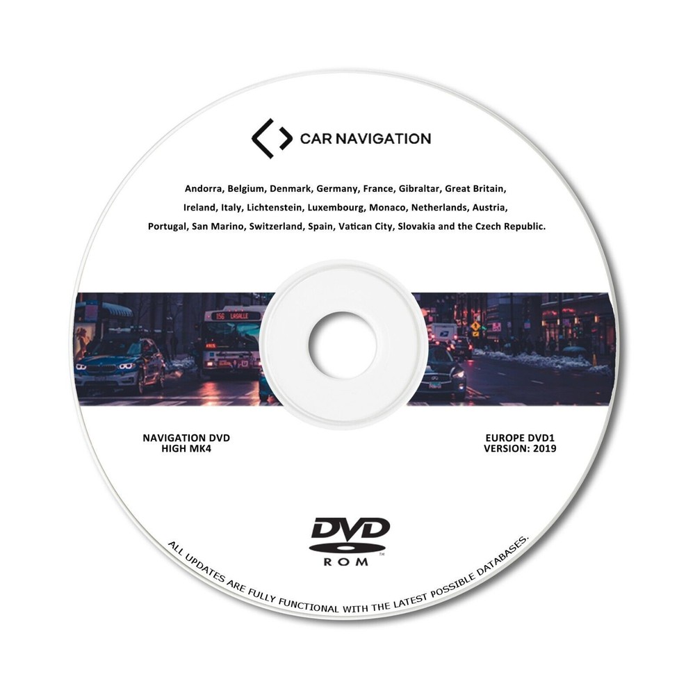 MK4 HIGH Navigation DVD Update Map Europe for E46 E39 E65 E52 E83 E53 E85 E86