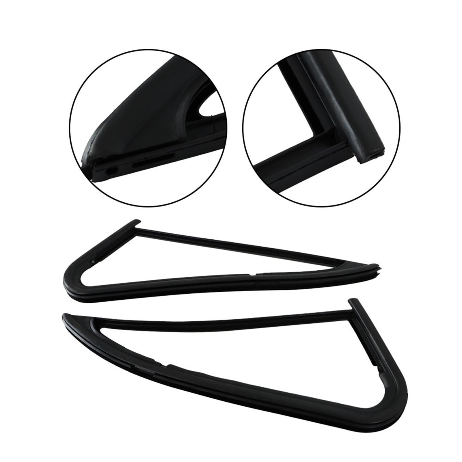 Front Vent Window Weatherstrip Seals Pair for 81-91 Blazer 81-86 C10 K10 Truck