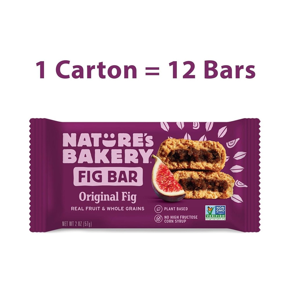 Nature’s Bakery Whole Wheat Fig Bars, Original Fig, Real Fruit