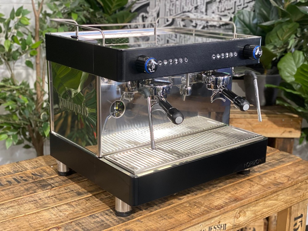 FUTURETE HORIZONT COMPACT 2 GROUP BRAND NEW BLACK ESPRESSO COFFEE MACHINE