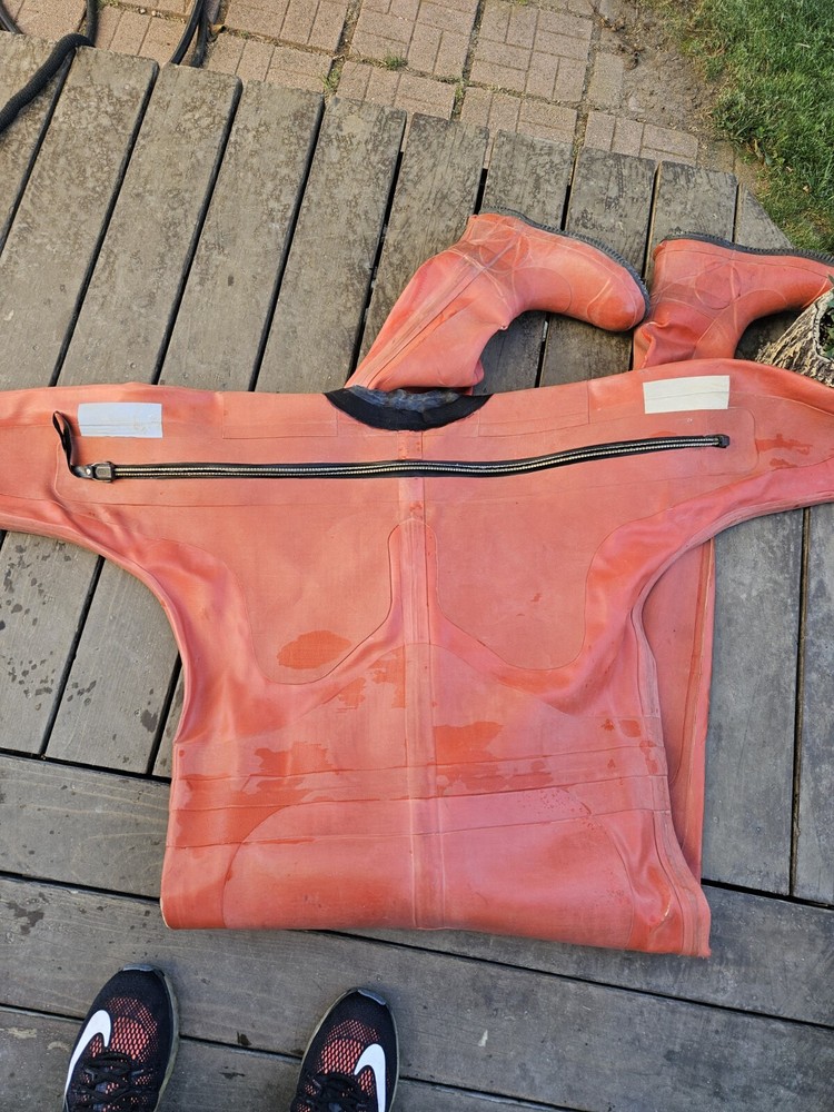 Thor Commercial Dive Suit Vulcanized Rubber Fair Condition