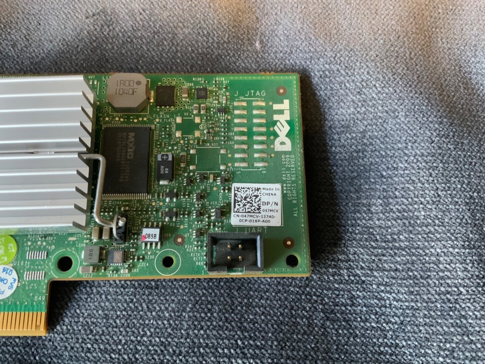 Dell PERC H200 LSI SAS2008 6GB PCI-e Raid Controller MPN 047MCV